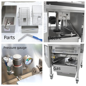 <span class=keywords><strong>Friteuse</strong></span> à pression à gaz/électrique de qualité commerciale en acier inoxydable 25L pour KFC Canard et poulet frit - Product Image 4
