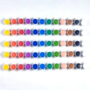 Kit de <span class=keywords><strong>pintura</strong></span> para adultos y niños Multi-superficie no tóxica 8 <span class=keywords><strong>colores</strong></span> Mini <span class=keywords><strong>pintura</strong></span> de bote de tira acrílica para estudiante - Product Image 5