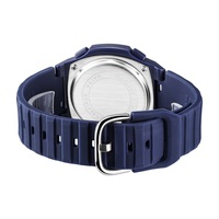 Jam Tangan Digital Persegi Unisex SINOBI S9888L dengan Layar LED Bercahaya, Kronograf, Tahan Air, dan Tali Karet untuk Olahraga