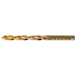 Hss Twist <b>Drill</b> <b>Bit</b> TiN Coated On Head 1070 Bright Hss And Hss Co <b>Drill</b> <b>Bits</b> - Product Image 2