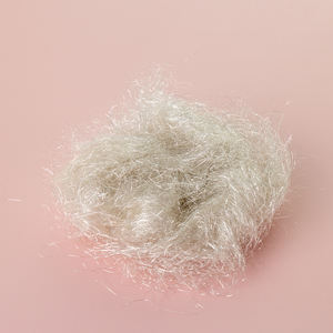 공장 공급 염색 회전 화이트 실버 짧은 선물 포장 금속 원사 섬유 부드러운 안젤리나 섬유 - Product Image 4