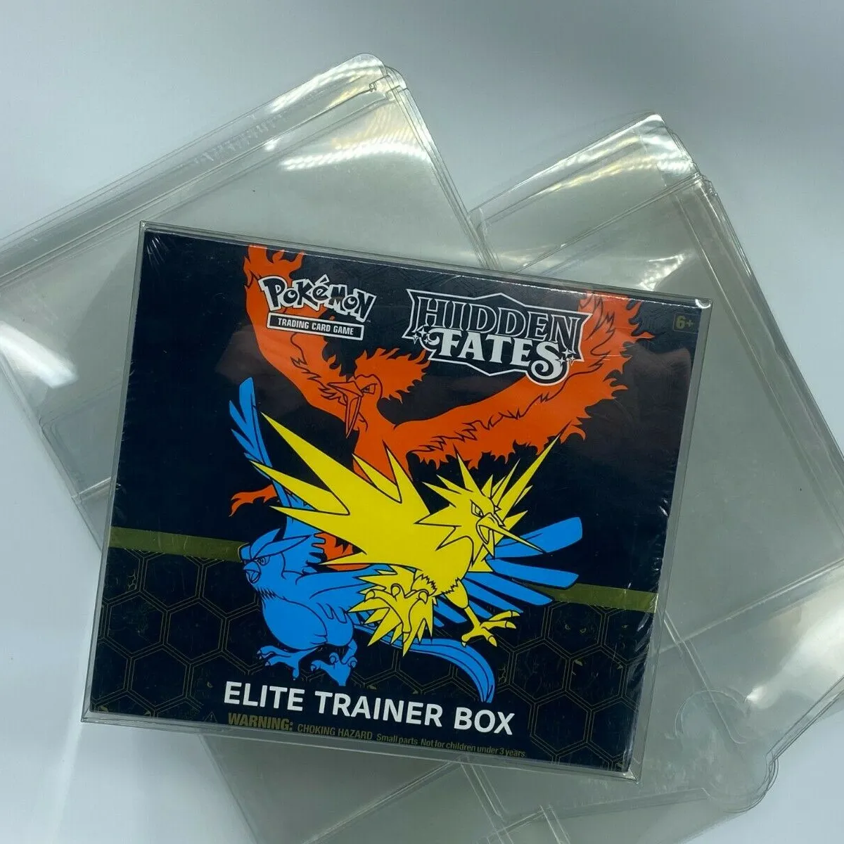 Stofdicht Pvc Pokemon Elite Trainer Doos Etb Plastic Protector Case Beschermende Box Display Showcase