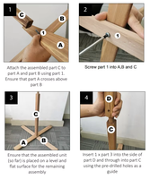 Mangeoire à oiseaux verticale en bois autoportante Table de station d'alimentation pour oiseaux Maison en bois naturel pour jardin