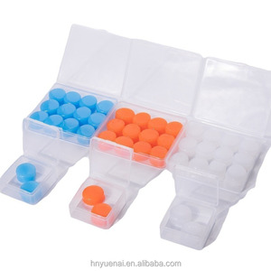 Bouchons d'oreilles en silicone moulables réutilisables pour la réduction du bruit, adaptés au sommeil, au <span class=keywords><strong>ronflement</strong></span>, à la natation, aux voyages, aux concerts et aux études - Product Image 1