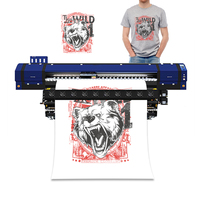 Impresora de Sublimación Textil de 2.6m y 8 Cabezales, Plotter de Formato Ancho para Impresión en Tela de Poliéster