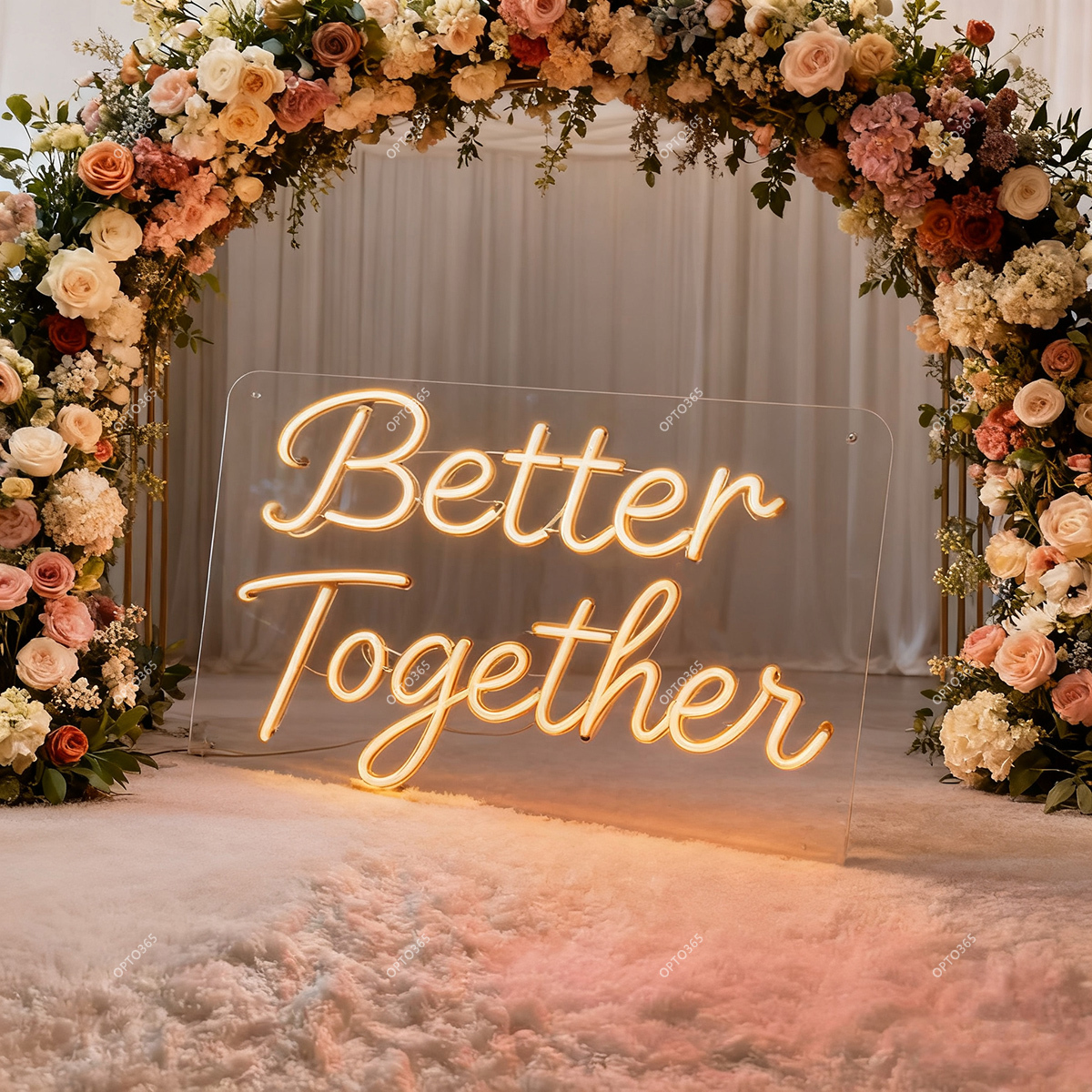 Custom Waterproof Plastic LED Neon Light Sign with IP33 Rating Colorful Options Dimmable Electric Board · image 2