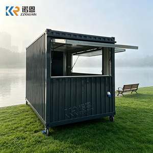 现代风格的快闪店，采用商业餐饮设计，可移动餐厅集装箱 - Product Image 1