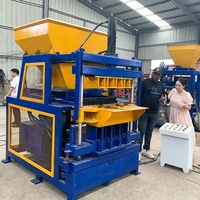Machine à blocs de terre WT4-10, machine à mouler des briques d'argile, machine à briques BTC