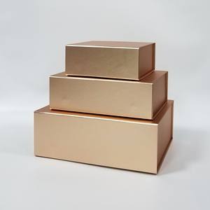 En Stock Faible Quantité Minimale De Commande Usine Vente Directe Logo Personnalisé Grand Moyen Et Petit Emballage de Boîte Cadeau En Papier Cadeau Boîte Pliante Boîte De Papier - Product Image 6