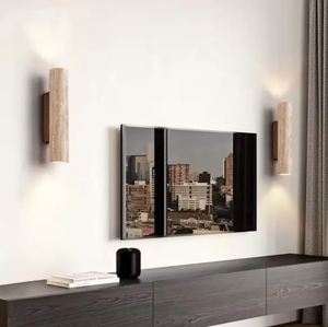 Venta caliente simple arriba y abajo luminoso moderno pared proyección piso montado lámpara para dormitorio sala de estar - Product Image 5