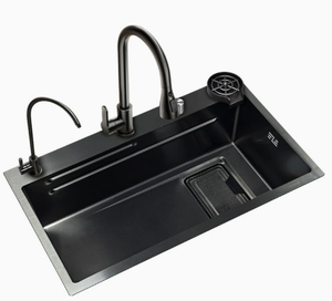 Filtre à évier de cuisine en acier inoxydable, panier filtrant en maille, attrape-restes alimentaires - Product Image 3