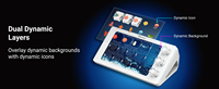 MiraBox M3 - Teclado Programable con Teclas LCD y Control de Atajos para el Flujo de Trabajo y Aplicaciones del PC