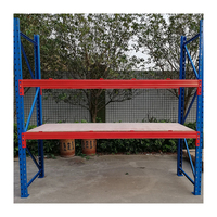 Étagère de stockage d'entrepôt en métal à 5 niveaux résistante à la corrosion en extérieur, personnalisable, en acier robuste, 2000 kg, revêtement époxy