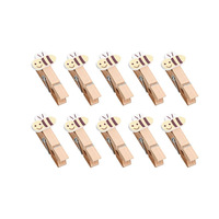 Mini clips photo suspendus en forme d'abeille de style chinois, mini-scelleuses pour sachets de thé, clips pour cartes de fleuriste, embellissements de boutons, petits