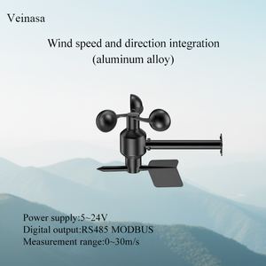 Veinasa-WSDS02 Sensor de Velocidad y Dirección del Viento de Aluminio Personalizable de 0-30m/s, Anemómetro RS485 para Estación Meteorológica, OEM ODM Veinasa-WS - Product Image 5