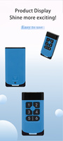 Télécommande sans fil YET2249 433 MHz à 6 boutons, duplicateur de code D4 pour porte/lumière