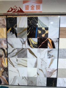 Wayon Yeni PVC UV Mermer Parlak Duvar Paneli-Modern Stil Yatak Odası ve Villa Duvar Dekorasyon Malzemesi - Product Image 3
