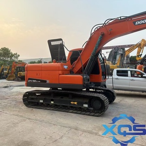 รถขุดสะเทินน้ำสะเทินบก Doosan DX150LC-9C มือสอง ขนาด 15 ตัน พร้อมอุปกรณ์ขุดลอกแบบลอยน้ำ  มอเตอร์ปั๊ม PLC เครื่องยนต์ เกียร์บ็อกซ์ สำหรับพื้นที่ชุ่มน้ำ รุ่นปี 2023 - Product Image 4