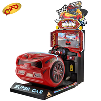 Machine de jeu d'arcade de course automobile à monnayeur IFD 26 pouces avec écran LCD HD, console de simulation 3D, jeu d'arcade de course de super voitures