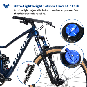 Bicicleta de Montaña con Cuadro de Fibra de Carbono y Suspensión Completa, Cambios Shimano de 12 Velocidades, Neumáticos Gruesos de 29 Pulgadas, para Cross-Country y Todoterreno - Product Image 3