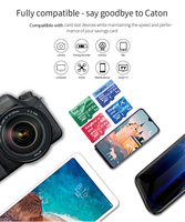 Tarjeta de Memoria Original 100% de 128GB/512GB con Cámara 4K, Calidad Garantizada, Almacenamiento SD, Logotipo Personalizado, Tarjeta TF de 16G para Teléfono
