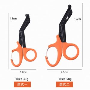 Ciseaux de survie et de sauvetage EDC pour les réglementations d'urgence, à dents fines, équipement multifonctionnel d'extérieur en PC, facile à transporter - Product Image 2