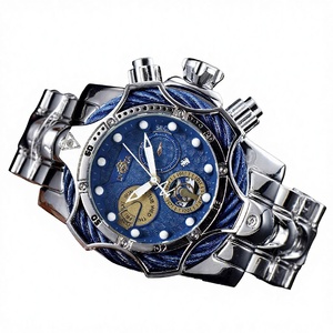 Reloj Deportivo <span class=keywords><strong>INVIC</strong></span> para Hombre con Esfera Grande, Caja de Aleación de 15 mm de Grosor, Correa de Acero Inoxidable, Movimiento de Cuarzo, Resistente al Agua - Product Image 5