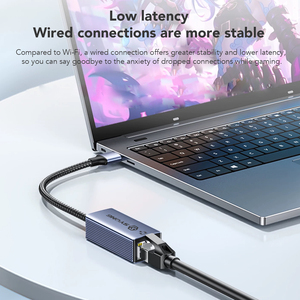 SYONG 1 PORT TYPE-C HUB อินพุต: TYPE-C, เอาต์พุต: RJ45 1000Mbps ใช้งานร่วมกับระบบ Win8 Win8.1 Win10 32/64, <span class=keywords><strong>MAC</strong></span> OS10.9 หรือใหม่กว่า - Product Image 3