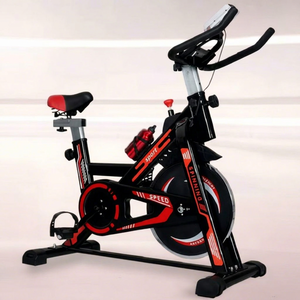 Bicicleta de Spinning Inteligente de Alta Calidad Unisex con Pantalla LCD, Resistencia de Fieltro de Lana, Marco de Acero, Volante de Inercia de 6 kg, Freno de Disco, para Uso en Interiores - Product Image 1
