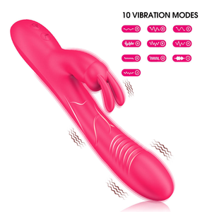 <span class=keywords><strong>2026</strong></span> Neuer Kaninchen-Vibrator <span class=keywords><strong>Dildo</strong></span> 10 Vibrationsmodi G-Punkt Klitoris-Stimulator Silikon Doppelmotor Vibrierend Wasserdicht IPX7 USB - Product Image 2