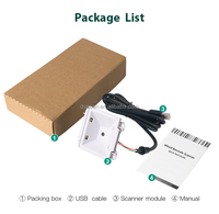 Escáner de código de barras integrado 2D Mini lector de código de barras Lector de código QR omnidireccional integrado Motor de escaneo de bajo costo