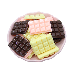 100 Piezas de Dijes de Resina Epoxi 3D con Forma de <span class=keywords><strong>Chocolate</strong></span>, Adornos Suaves <span class=keywords><strong>para</strong></span> Manualidades, Decoraciones Seguras <span class=keywords><strong>para</strong></span> Niños, Adornos Miniatura al por Mayor - Product Image 3