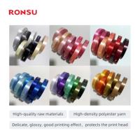 Meilleure vente vêtements colorés rouleau de ruban de satin 100% polyester simple face pour l'emballage cadeau de fleurs de la Saint-Valentin