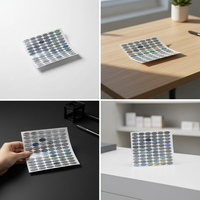 Autocollants holographiques anti-contrefaçon de haute qualité avec étanchéité holographique et personnalisables