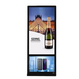 Pantalla LCD de Señalización Digital para Elevador, de 21.5+11.6 Pulgadas, Independiente, para Publicidad (Color Blanco) - Product Image 5
