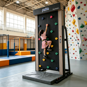 Máquina de Escalada en Roca para Interiores, Diseño que Ahorra Espacio, para Entrenamiento Familiar, Uso en Escuelas y Parques de Trampolines, Recién Llegado - Product Image 5