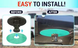 Placa de Lubricación para Quinta Rueda PP + Disco de Polvo Lubricante para <span class=keywords><strong>Remolque</strong></span> RV - Product Image 4