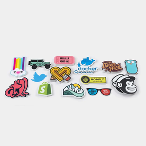 Impression personnalisée Autocollants en vinyle étanche Étiquette découpée Logo mini Étiquette adhésive en PVC Autocollant mural en vinyle pour <span class=keywords><strong>moto</strong></span> - Product Image 4