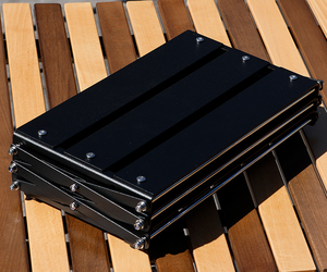 Étagère de rangement pliable portable en alliage d'aluminium à 3 niveaux pour le camping - Product Image 5