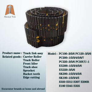 Piezas del tren de rodaje para excavadora PC228 PC228US PC200 PC210 PC220 Cadena de pista y rodillo <span class=keywords><strong>20Y</strong></span>-<span class=keywords><strong>32</strong></span>-<span class=keywords><strong>00300</strong></span> Zapata de pista - Product Image 4