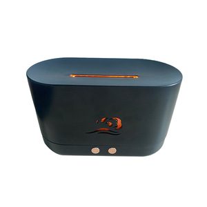 Simulated Flame Humidifier 225Ml Ultrasonic <b>Aroma</b> <b>Diffuser</b> For Home Office Use With Ambient Light - Product Image 5