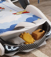 Hot Sales Cost-Effective Kids Car Bed Luxury 2 People Soft Children's Bed Modern Multifunctional Storage Music Cartoon Bed