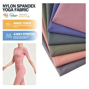 Hot Selling Soft High Stretch Polyamide Blend Four Way Stretch Nylon Spandex Yoga <b>Fabric</b> for Leggings - Product Image 1