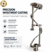 Fundición de precisión de metales a la cera perdida de alta calidad personalizada, proceso de fundición de piezas de acero inoxidable con el precio más económico