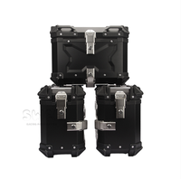 Top case universel pour moto 28L, en alliage d'aluminium, étanche, résistant aux chocs, à dégagement rapide, coffre arrière pour voyage