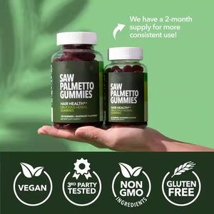 OEM индивидуальные пилы Пальметто-мармеладки для взрослых 25% 45% жирных кислот видели Пальметто-мармеладки - Product Image 5