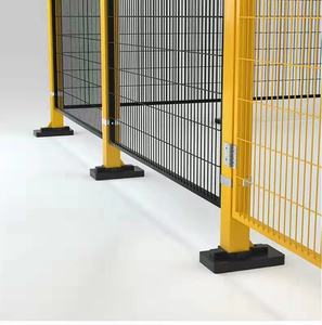 Clôture de sécurité pour ligne de production d'atelier, <span class=keywords><strong>garde</strong></span>-corps métallique, clôture en fil de fer, clôture de limite de robot, mur de clôture - Product Image 3
