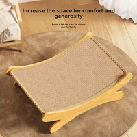 Grande planche à gratter pour chat, jouet résistant à l'usure, en sisal, pour canapé, chaise à bascule, coussin de nid, tapis de relaxation pour canapé, lavable et antidérapant