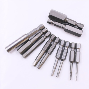 Jeu de tournevis à embouts magnétiques hexagonaux de 1/4 po H1.27-h14 50-200 mm, embouts de tournevis, embouts de perceuse, accessoires d'outils - Product Image 6