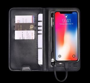 Wholesale Leather Business Card Used Designer Luxury Brand Price Portable Wallet with Wireless Charging for Cheap Party Tents - Product Image 2